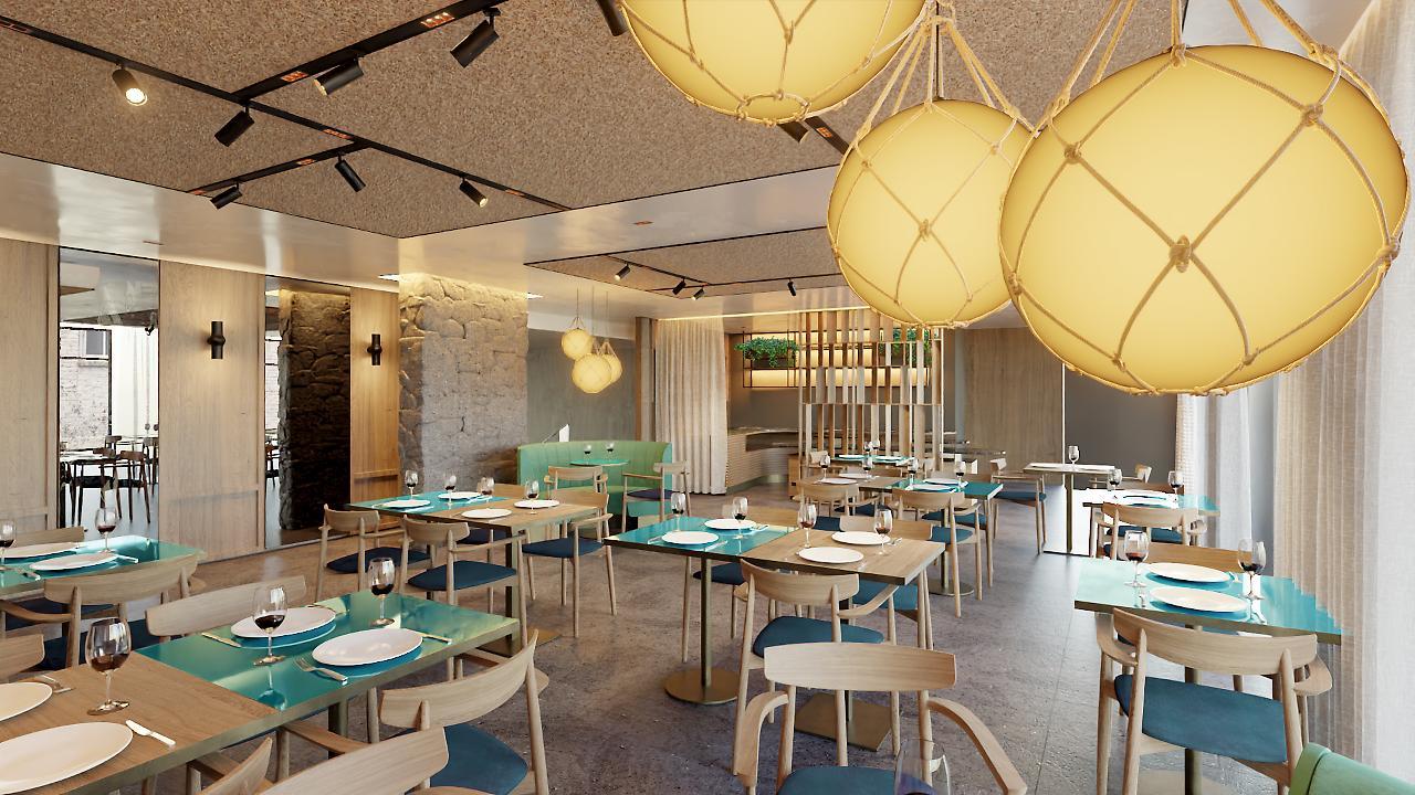 Barcelo Funchal Oldtown Hotell Exteriör bild The interior of the restaurant